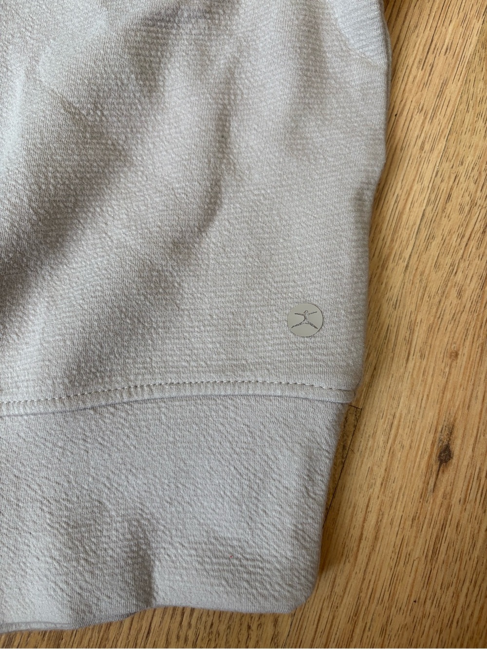 Danskin Taupe Textured Cropped Sweatshirt – Size M - Picture 3 of 7